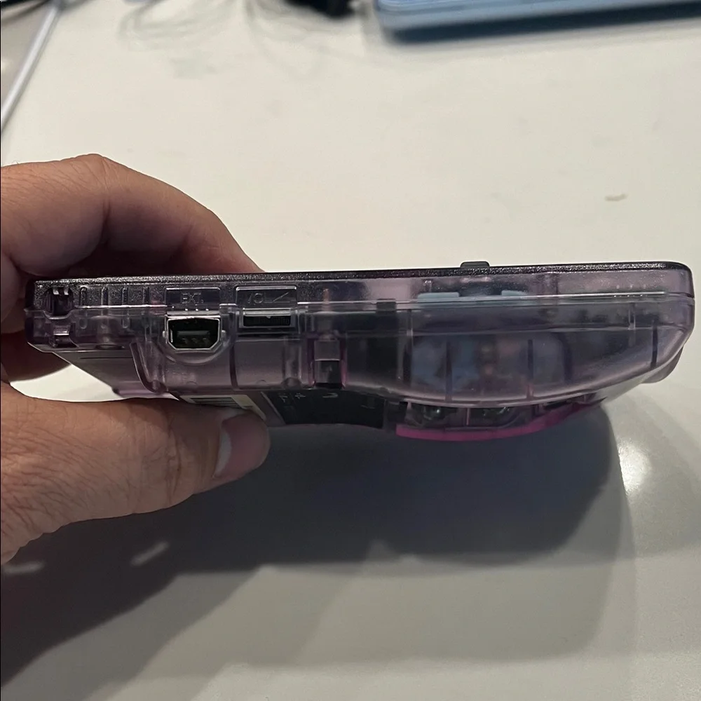 Nintendo Game Boy Color - Transparent Atomic Purple With Case